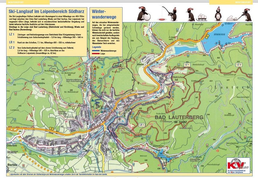 Loipenplan Bad Lauterberg