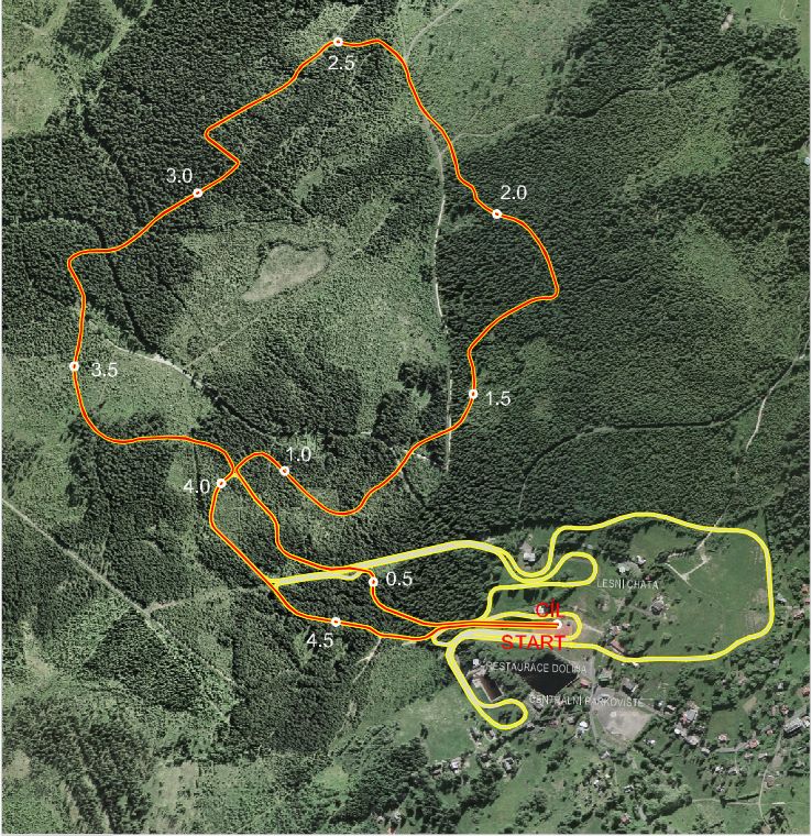 Trail Map Bedrichov