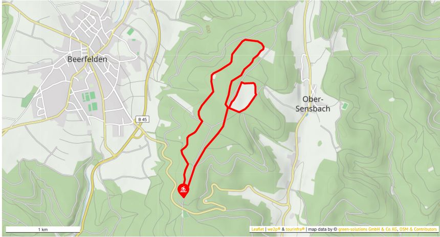 Trail Map Beerfelden