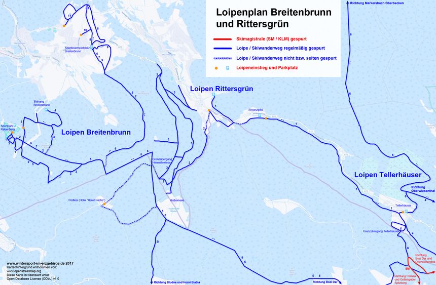 Loipenplan Breitenbrunn