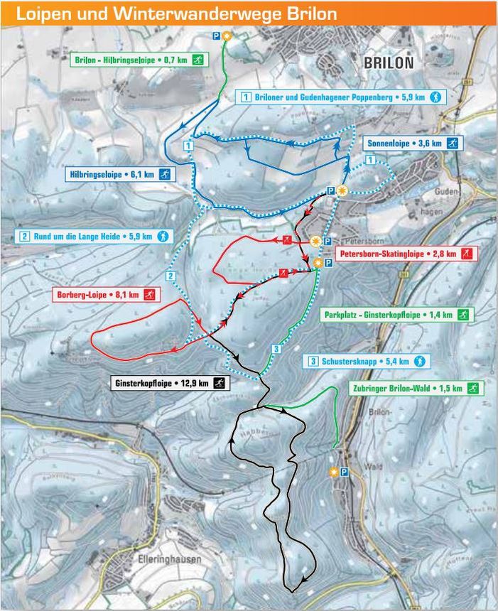 Trail Map Brilon Poppenberg
