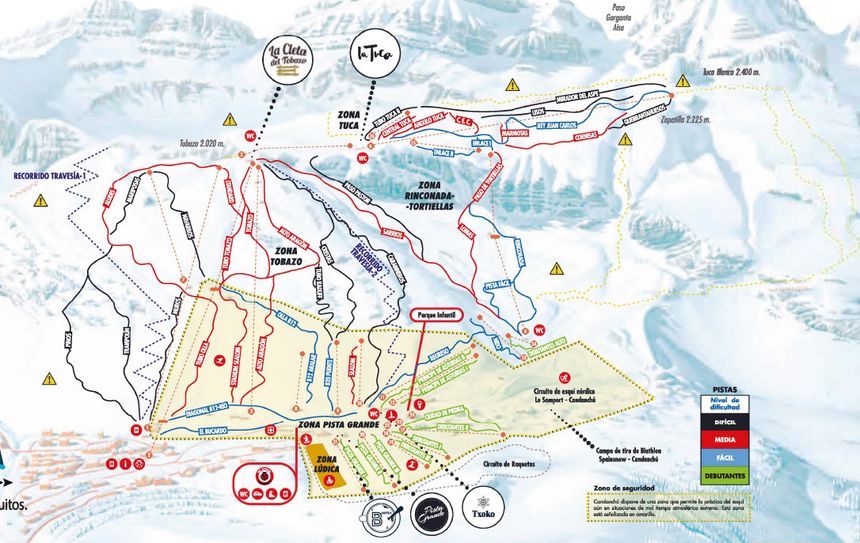 Loipenplan Candanchu