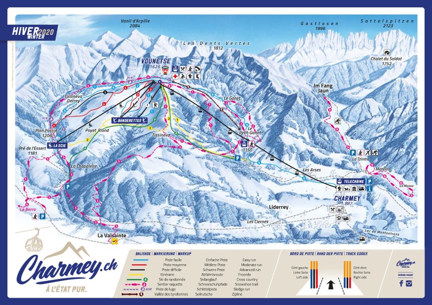 Trail Map Charmey