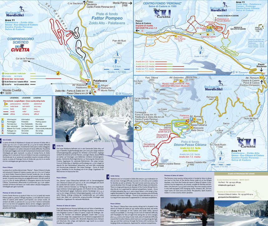 Trail Map Civetta