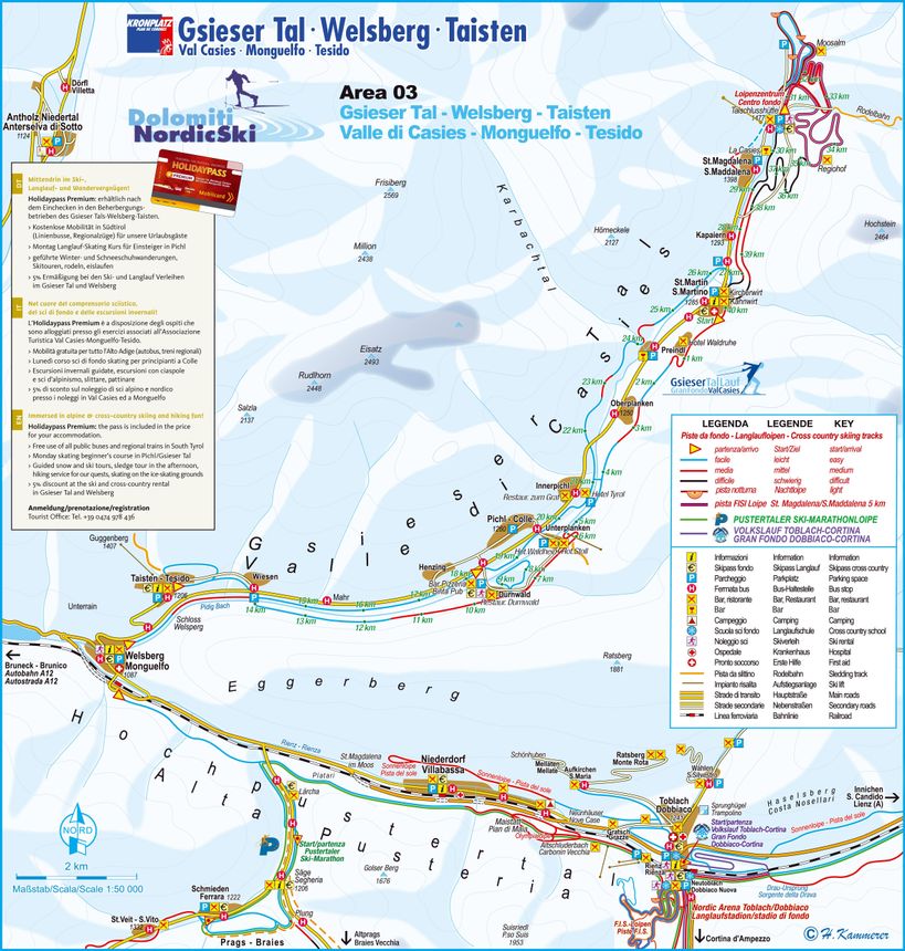Trail Map Gsies Valley