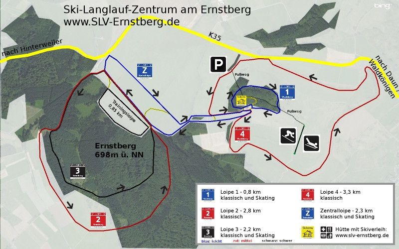 Trail Map Ernstberg bei Daun