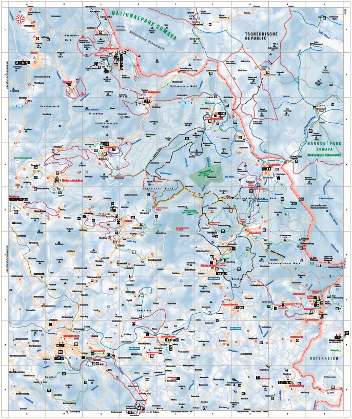 Trail Map Haidmühle-Bischofsreut-Frauenberg