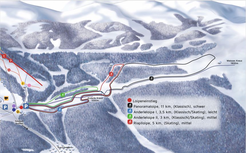 Trail Map Hochrindl Sirnitz