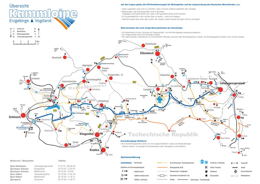 Trail Map Kammloipe