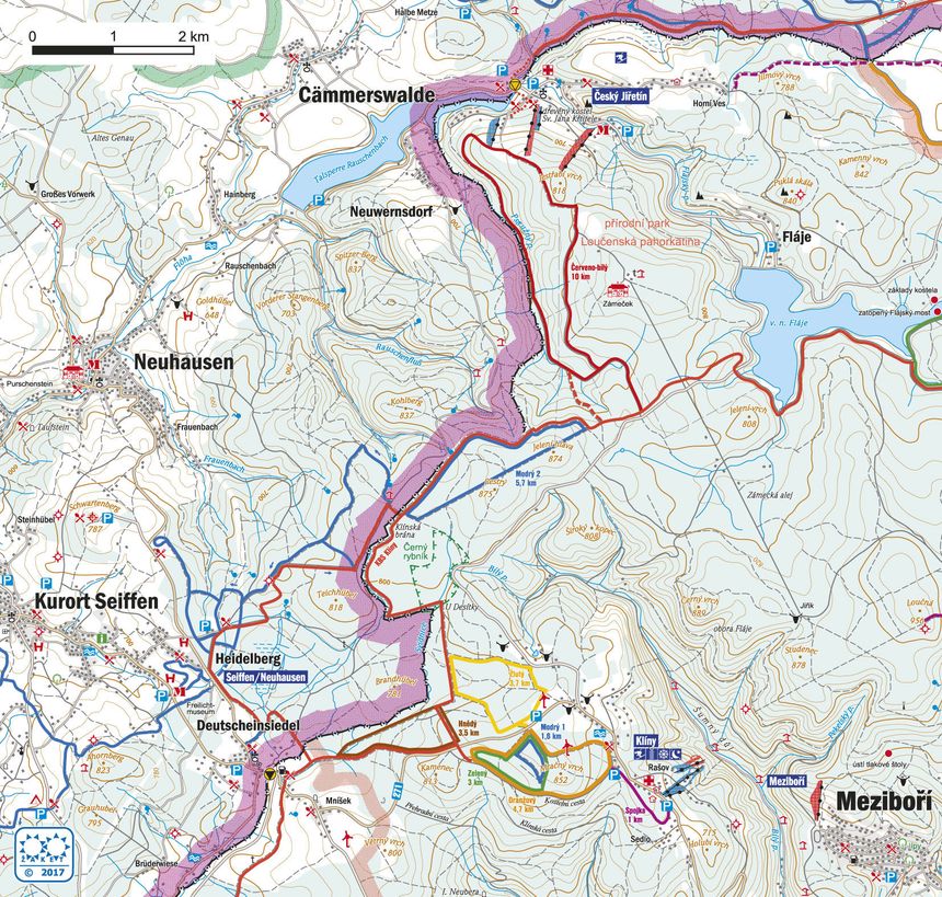 Loipenplan Kliny (Göhren)