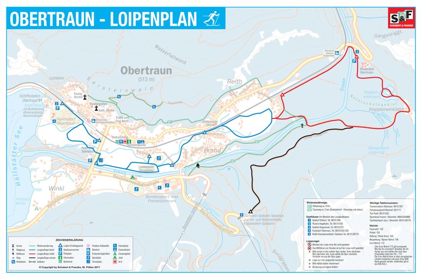 Trail Map Krippenstein Obertraun