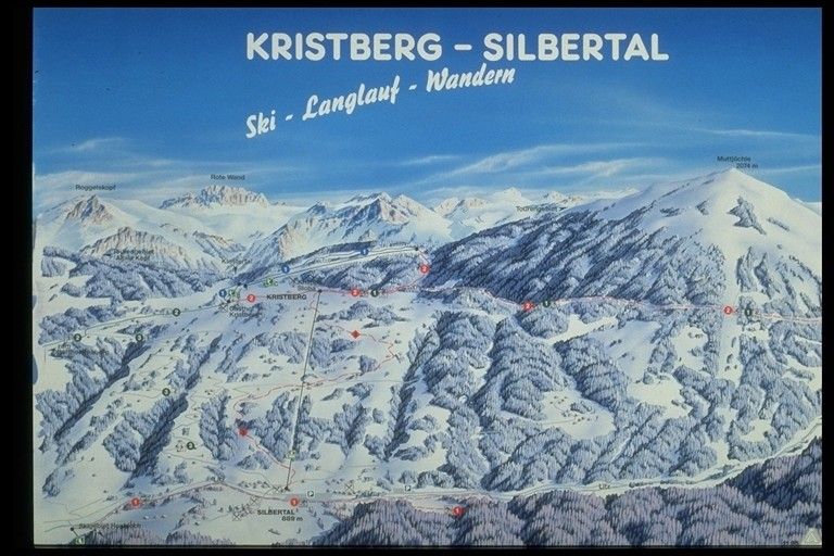 Trail Map Kristberg Silbertal