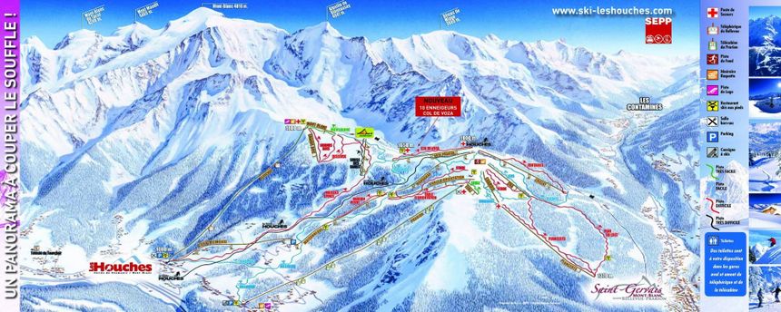Trail Map Les Houches