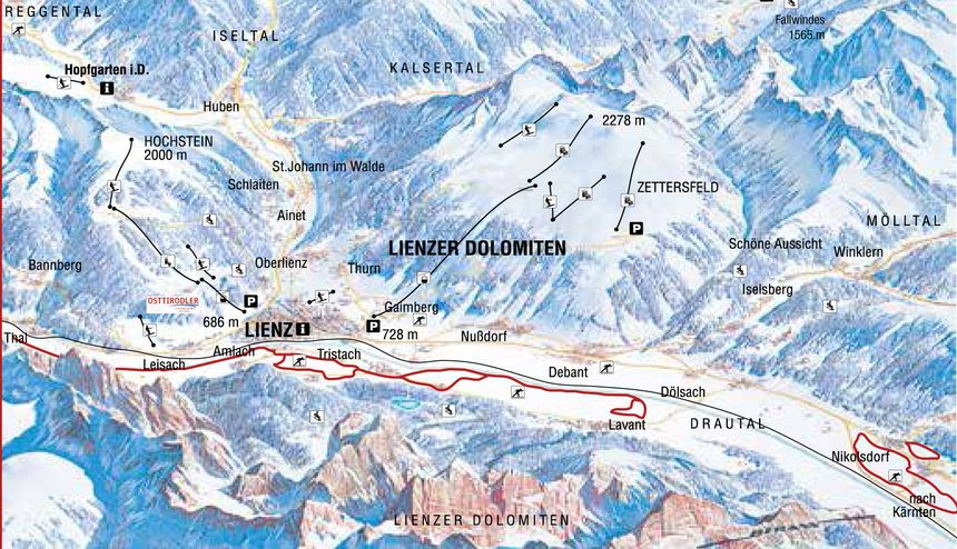 Trail Map Lienz