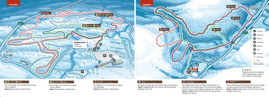 Trail Map Lindvallen – Högfjället (Sälen)