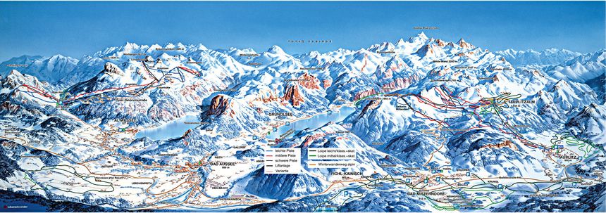 Loipenplan Altaussee - Ausseerland