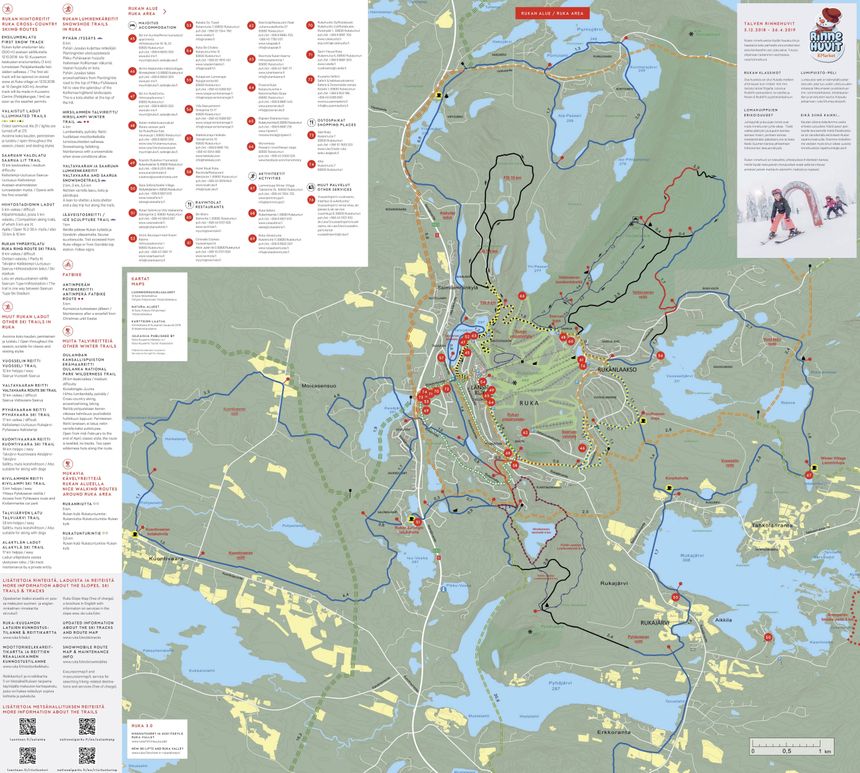 Trail Map Ruka-Kuusamo
