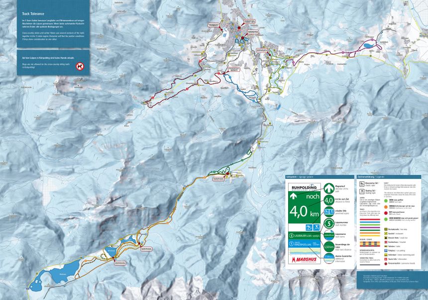 Loipenplan Ruhpolding