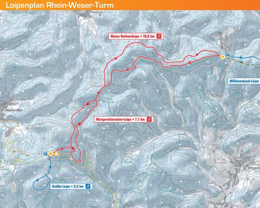 Trail Map Rhein-Weser-Tower