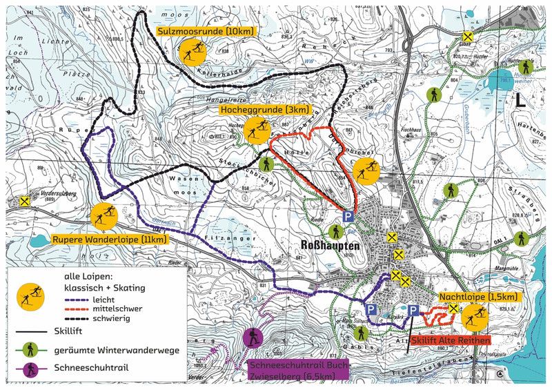 Trail Map Rosshaupten