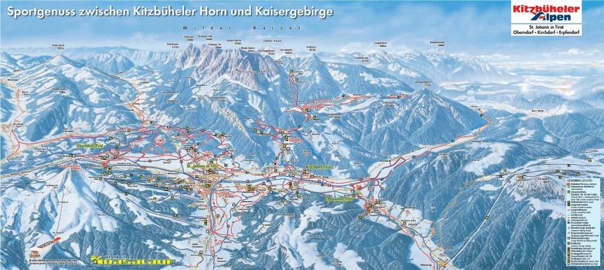 Trail Map St Johann in Tirol