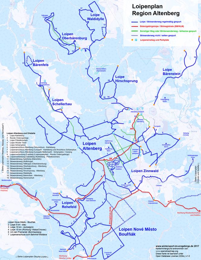 Trail Map Sturmer Bournak