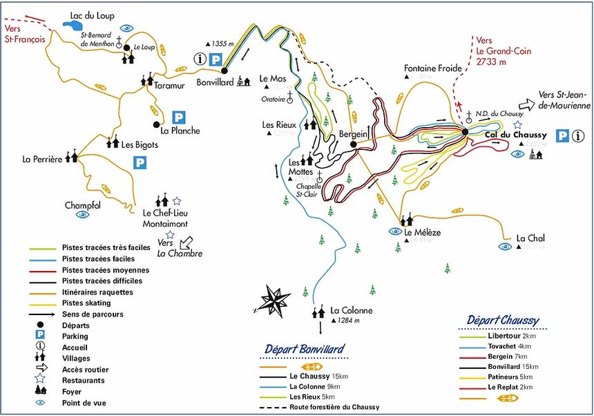 Trail Map Saint Francois Longchamp