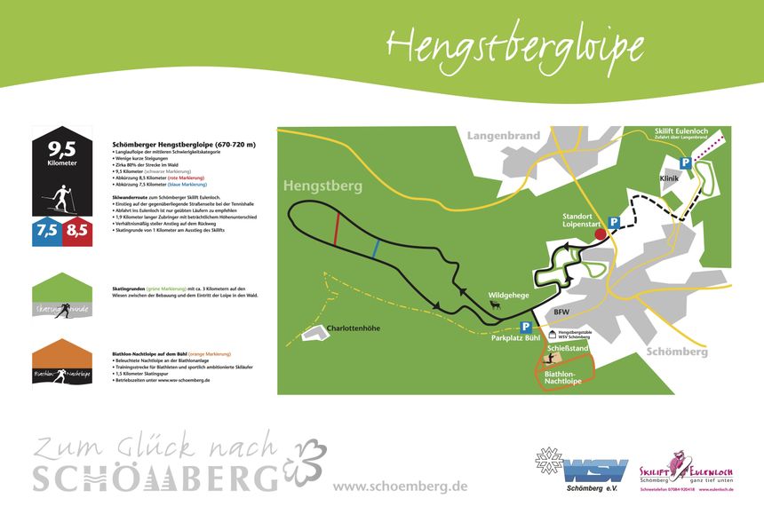 Trail Map Schömberg Eulenloch