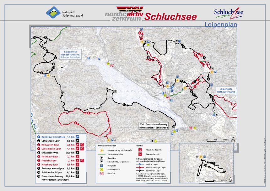 Loipenplan Schluchsee