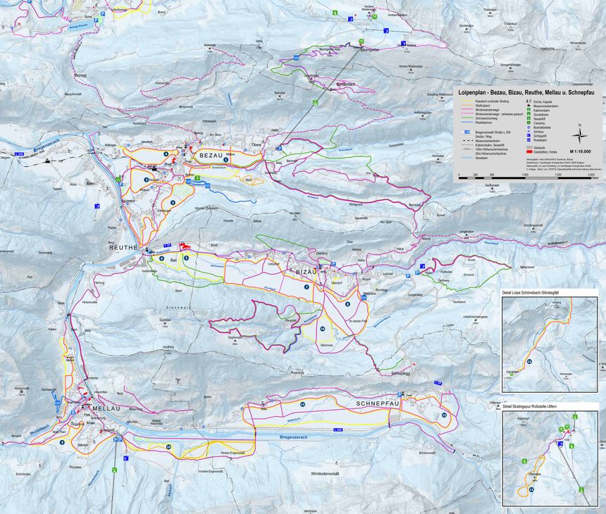 Loipenplan Sibratsgfäll