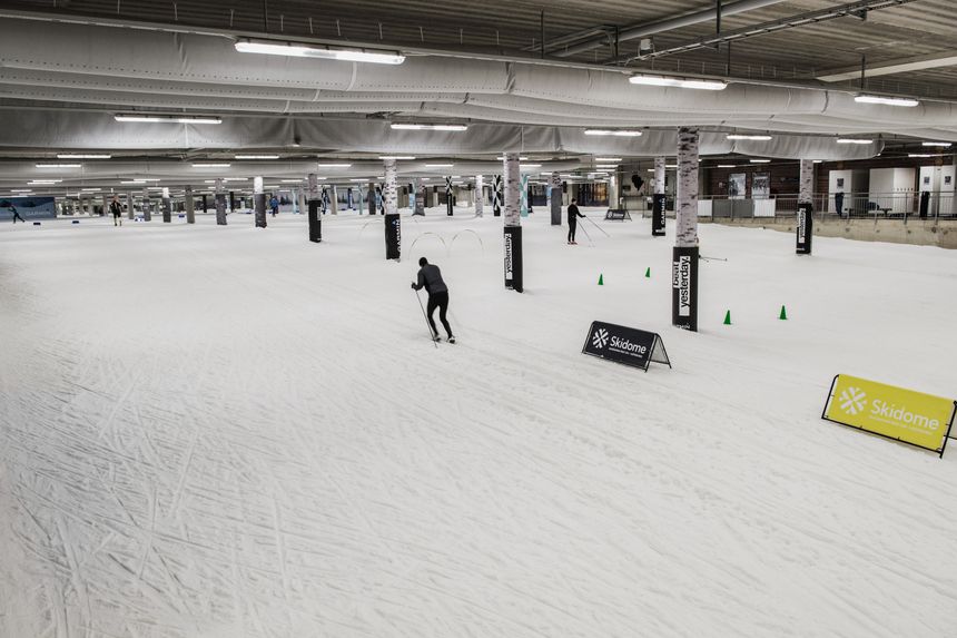 Loipenplan Skihalle Skidome Göteborg