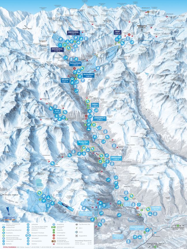 Trail Map Sölden