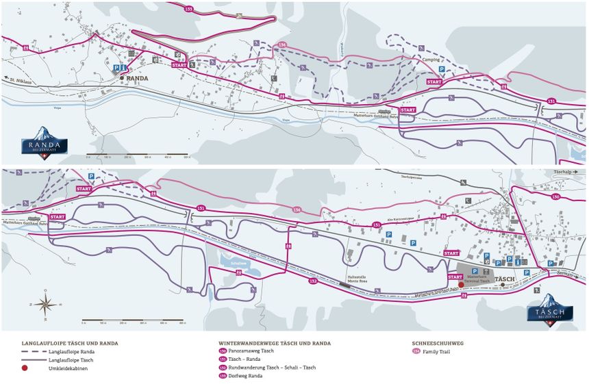 Trail Map Zermatt