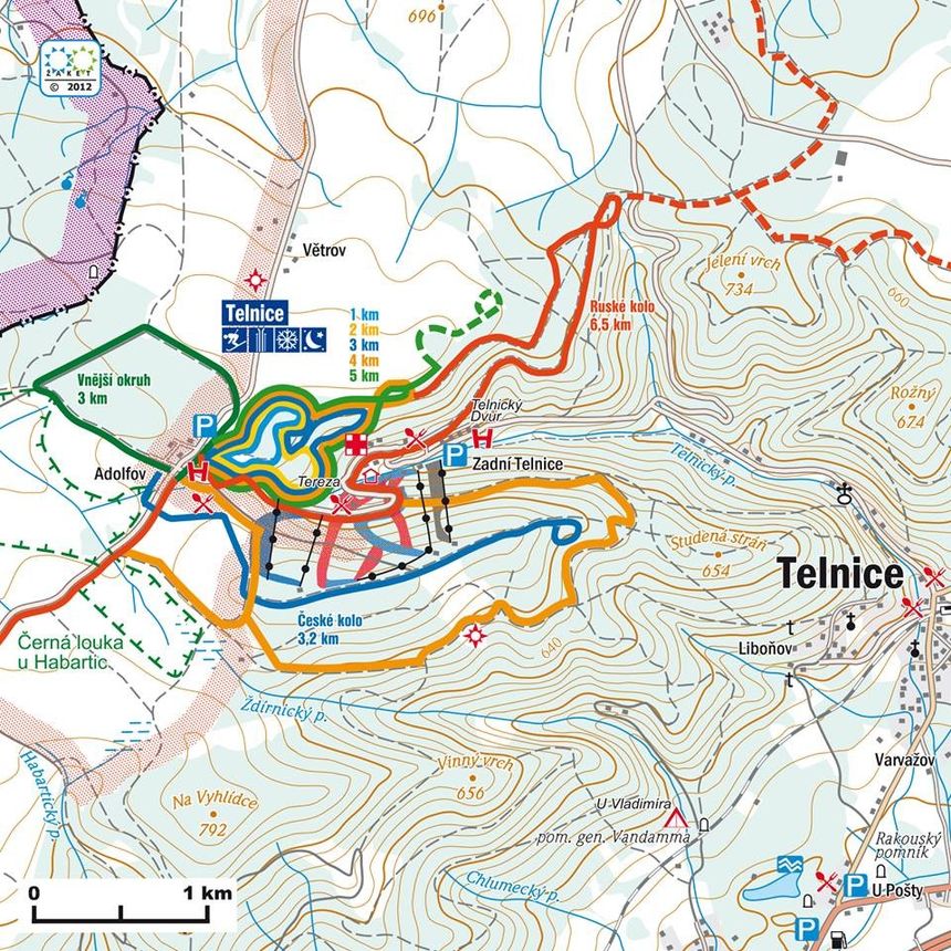 Trail Map Telnice