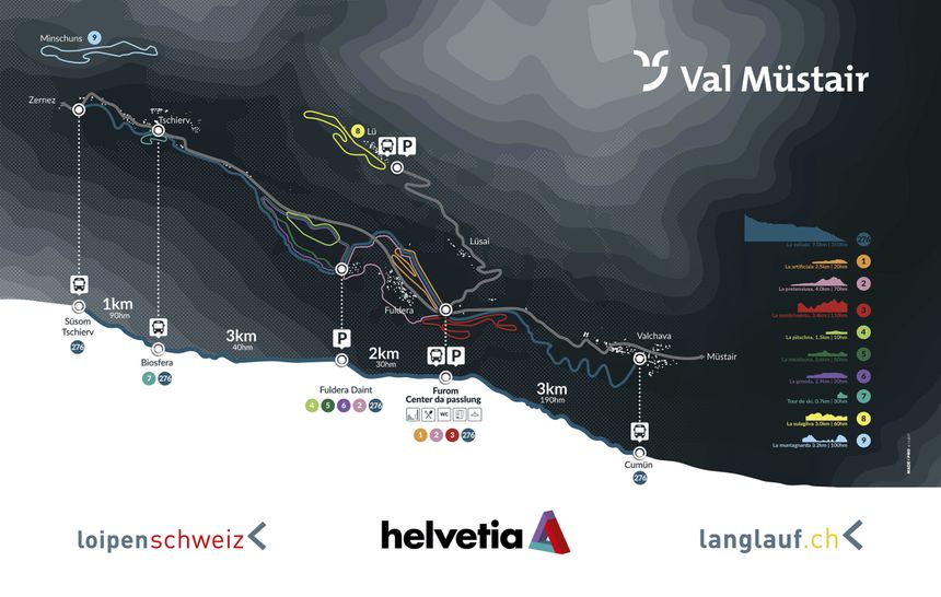 Loipenplan Val Müstair