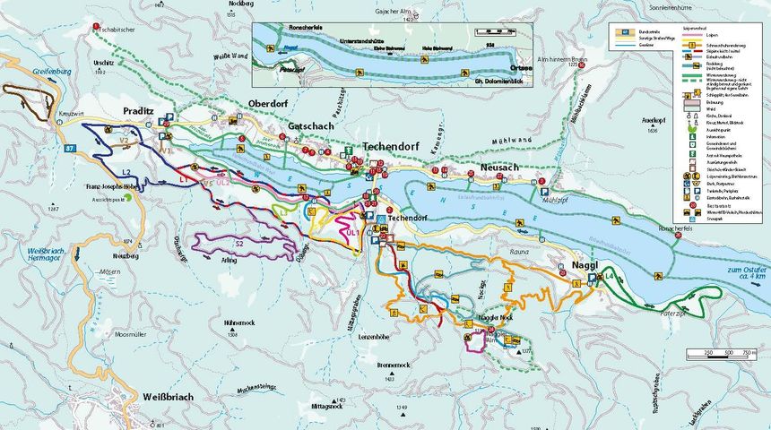 Trail Map Weissensee