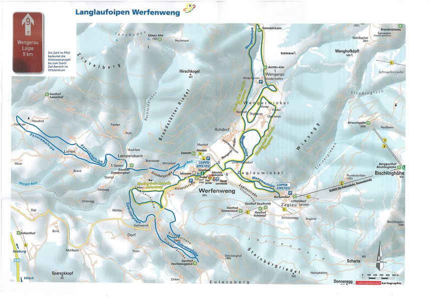 Loipenplan Werfenweng