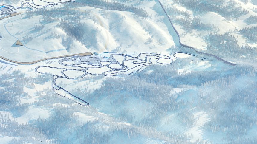 Loipenplan Zhangjiakou