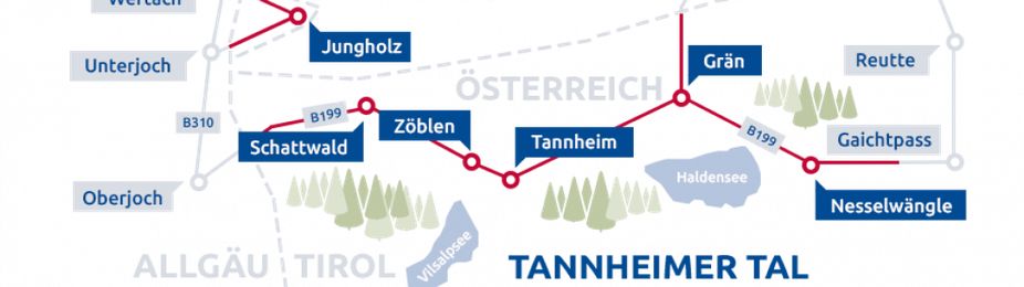 Die Skigebiete im Tannheimer Tal auf einen Blick