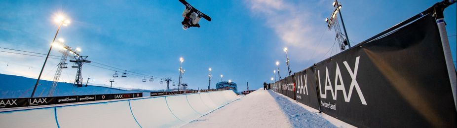 Freestyle-Eldorado: Einer der größten Snowparks der Welt befindet sich in Laax.