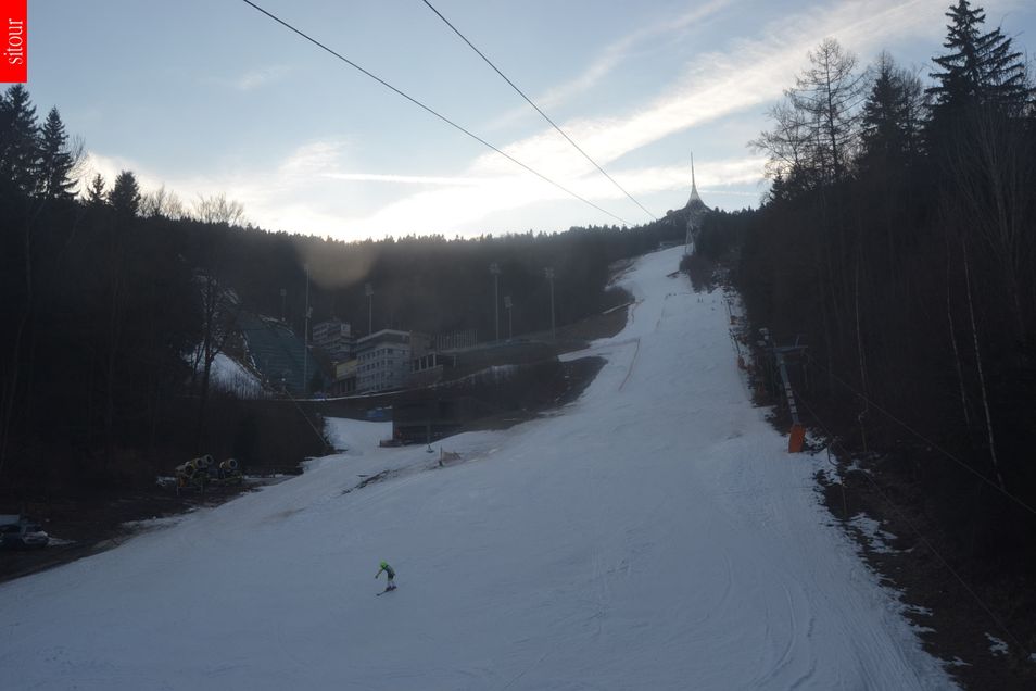Webcam located at: Top station of chairlift Cenry Vrch (Ještěd)