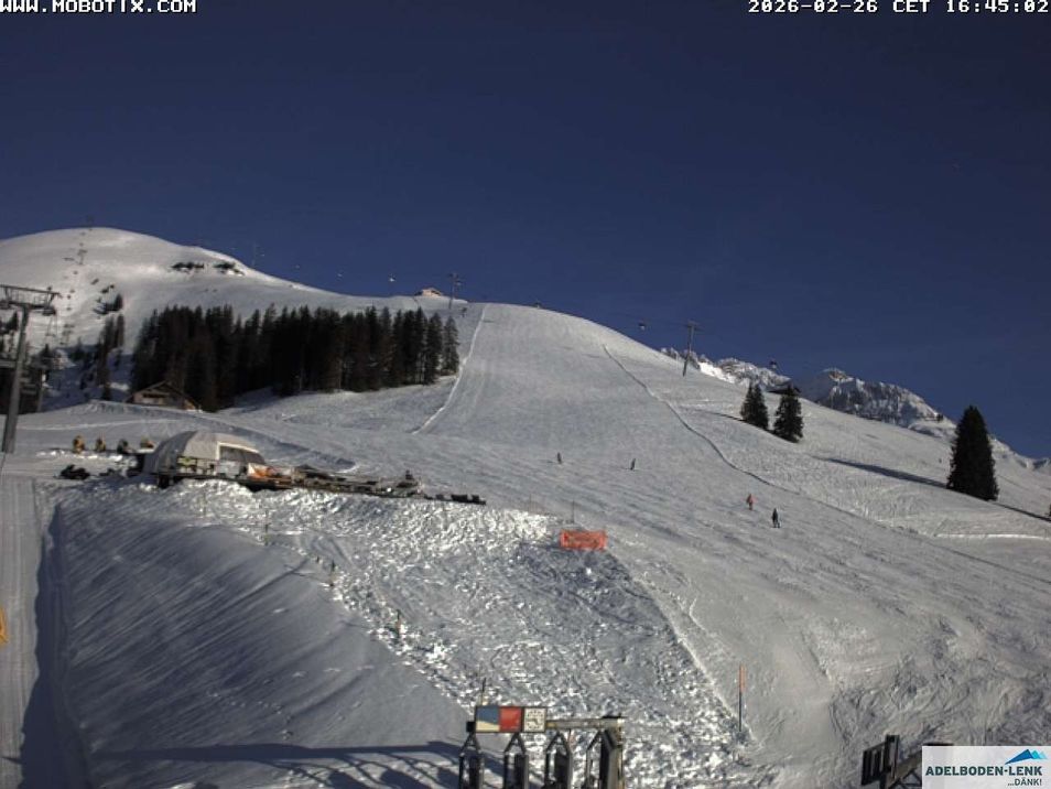Webcam mit dem Standort: Adelboden-Lenk: Talstation Metschstand