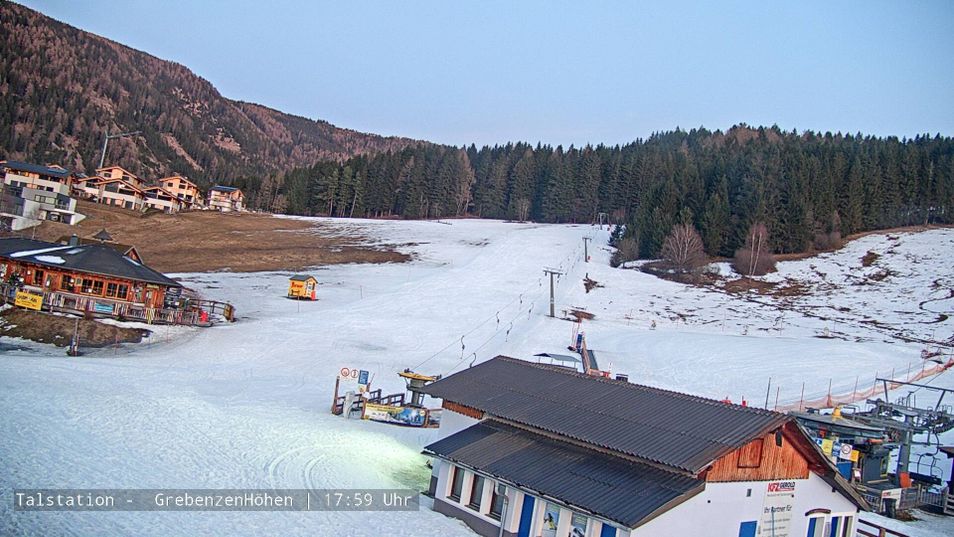 Webcam mit dem Standort: Skigebiet Grebenzen: Talstation