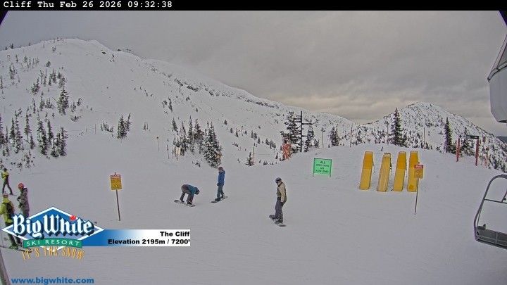 Webcam mit dem Standort: The Cliff / Big White Ski Resort