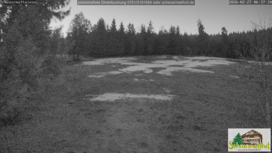 Webcam located at: Todtnauberg - Ski slope at Scheuermattwiese