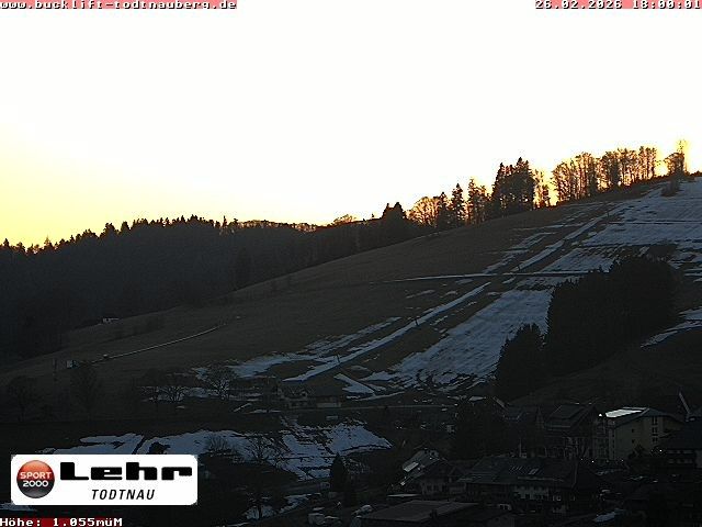 Webcam mit dem Standort: Todtnauberg: Bucklift mit Skischule