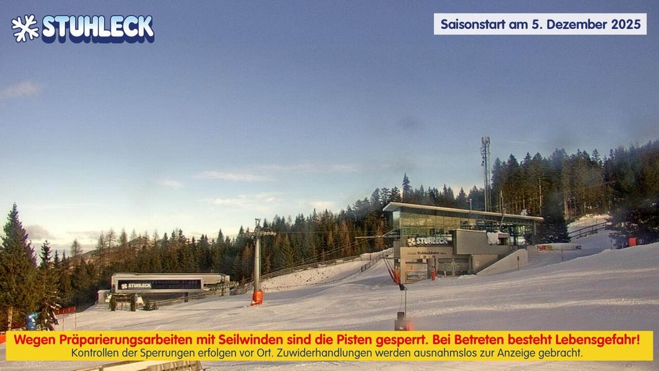 Webcam located at: Top station Stuhleckbahn - Semmering