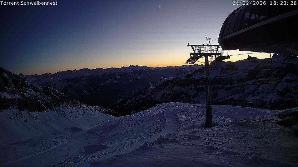Webcam mit dem Standort: Torrent Bahnen Leukerbad, Schwalbennest