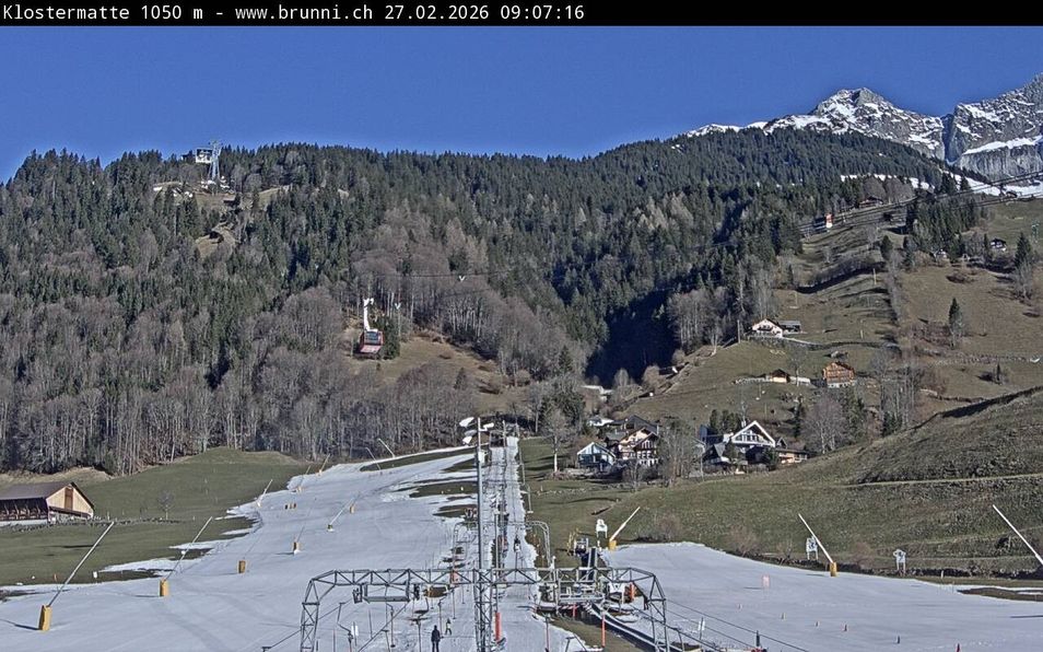 Webcam mit dem Standort: Übungslift Klostermatte