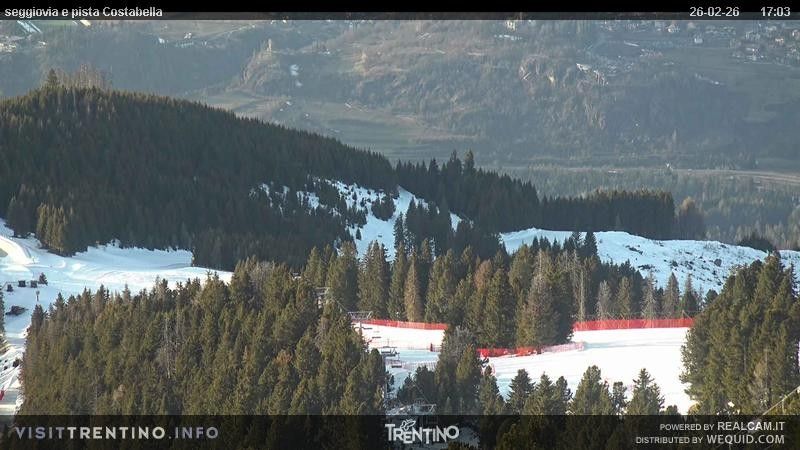 Webcam mit dem Standort: Val di Fiemme - Lagorai Sessellift
